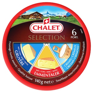 Chalet | Fromage à tartiner | Assortiment | 6p 140 gr