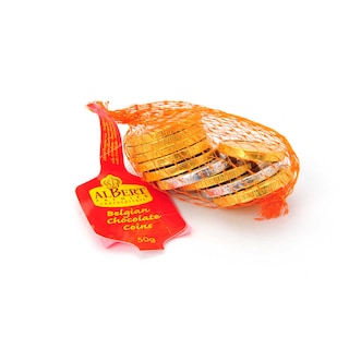 Albert Premier | Chocolade | Munten | Melk | Netje 50 gr