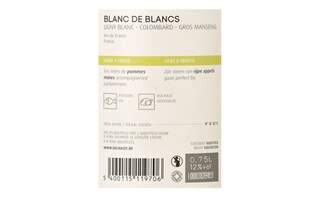 France - Frankrijk | Vin de Table | Blanc de Blancs Sec 