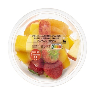 Delhaize | Fruities mini Meloen | Mango | Appel 