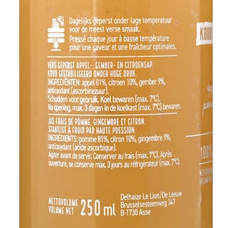 Delhaize | Jus Frais | Pommes Gingembre Citron 