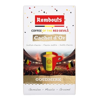Rombouts | Café | Cachet d'or | Moulu 