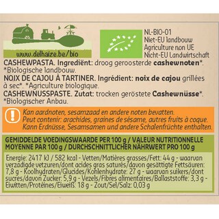 Delhaize | Bio | Cashewpasta | Bio 