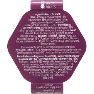 Delhaize | Belhaize | Bavarois | Passievrucht-Vanille 