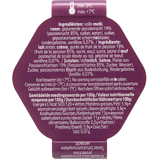 Delhaize | Belhaize | Bavarois | Fruit de la passion-Vanille 