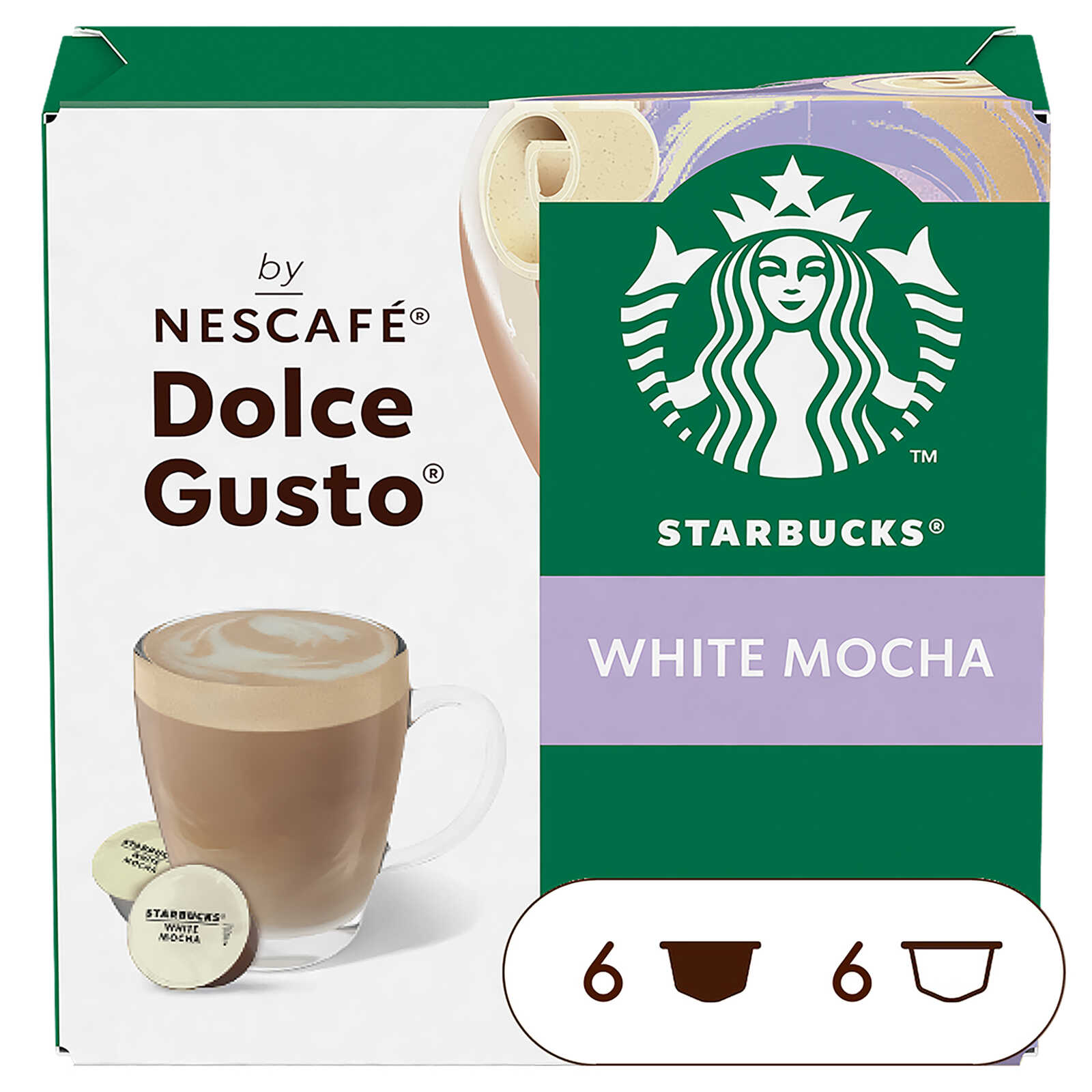 Starbucks Koffie White Mocha | 12 capsules