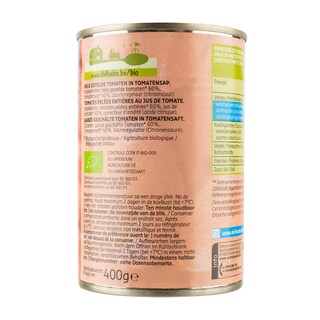 Delhaize | Bio | Tomates | Pelées | Bio 400 gr