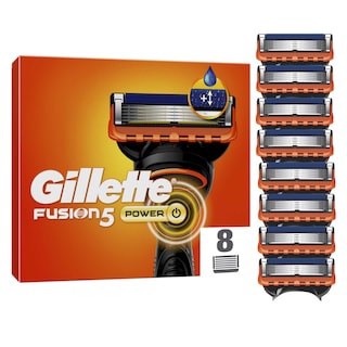 Gillette | Fusion | Fusion  | Power | Mesjes | 8st 8 st