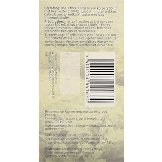 Delhaize | Bio | Thee | Groene | Bio | Fairtrade 