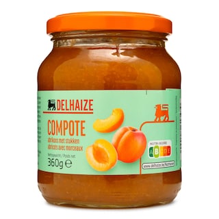 Delhaize | Compote | Abrikozen | Stukken 