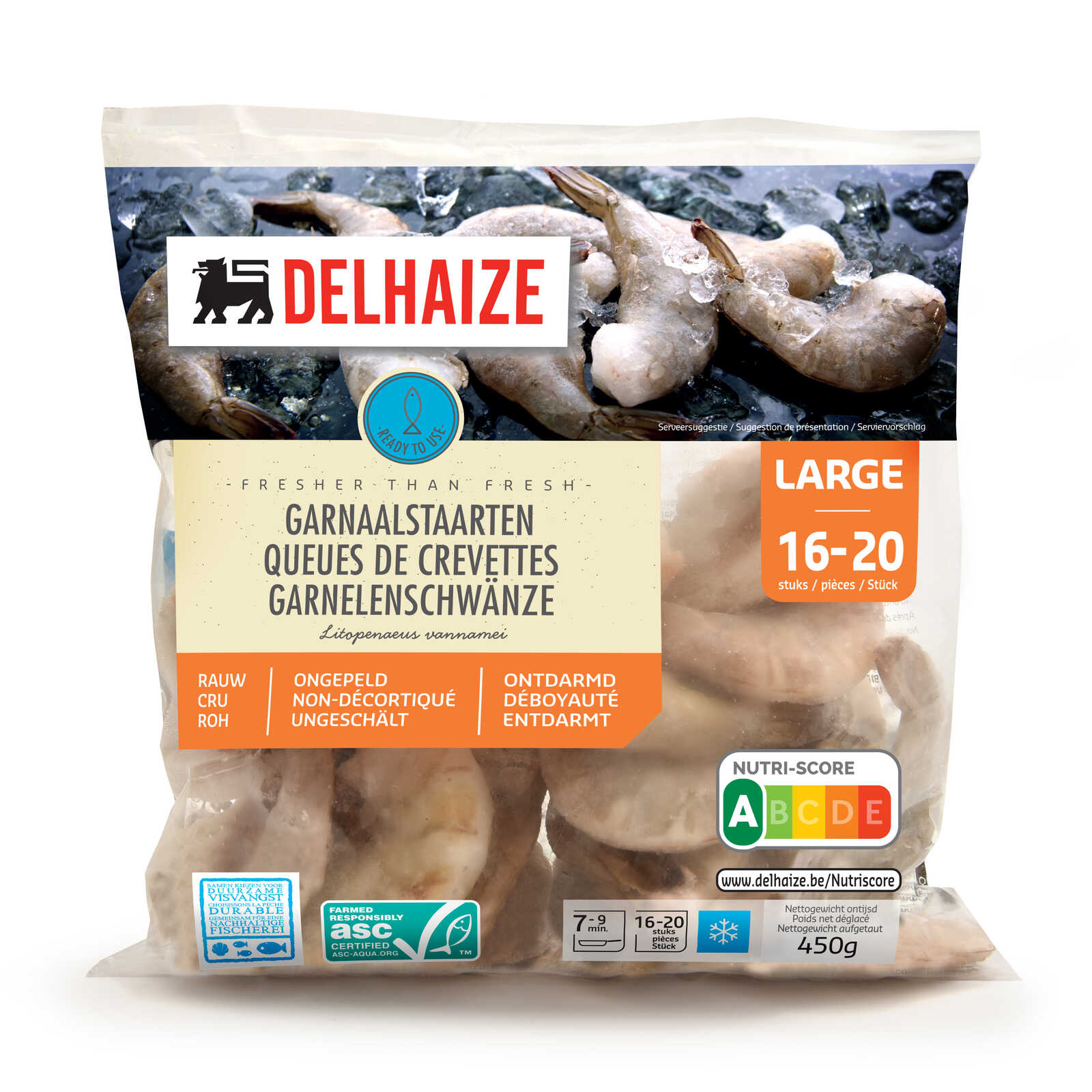 Delhaize Garnalen | L 16/20 | Asc