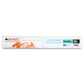 Delhaize | Sacs congélation | 6L | 15st 