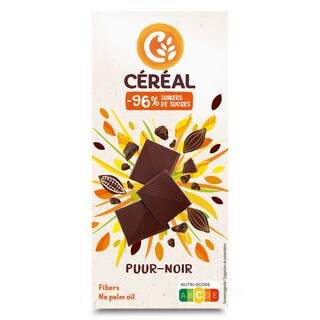 Céréal | Chocolade | Puur | Laag in suiker 80 gr