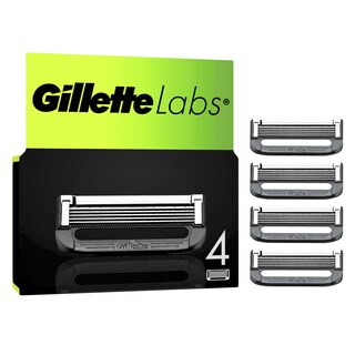 Gillette | Labs | Labs | Exfoliant | Lames | 4p 4 pc