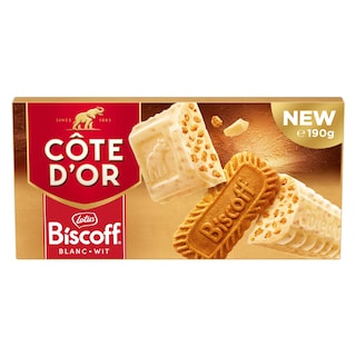 Côte d'Or | Witte chocolade | Biscoff | Speculoos 