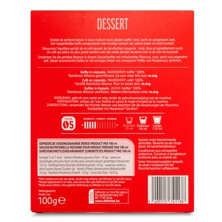 Delhaize | Koffie | Dessert | 20 Caps 100 gr