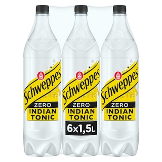 Schweppes | Indian Tonic | Zero | rPET 6 x 1,5 l