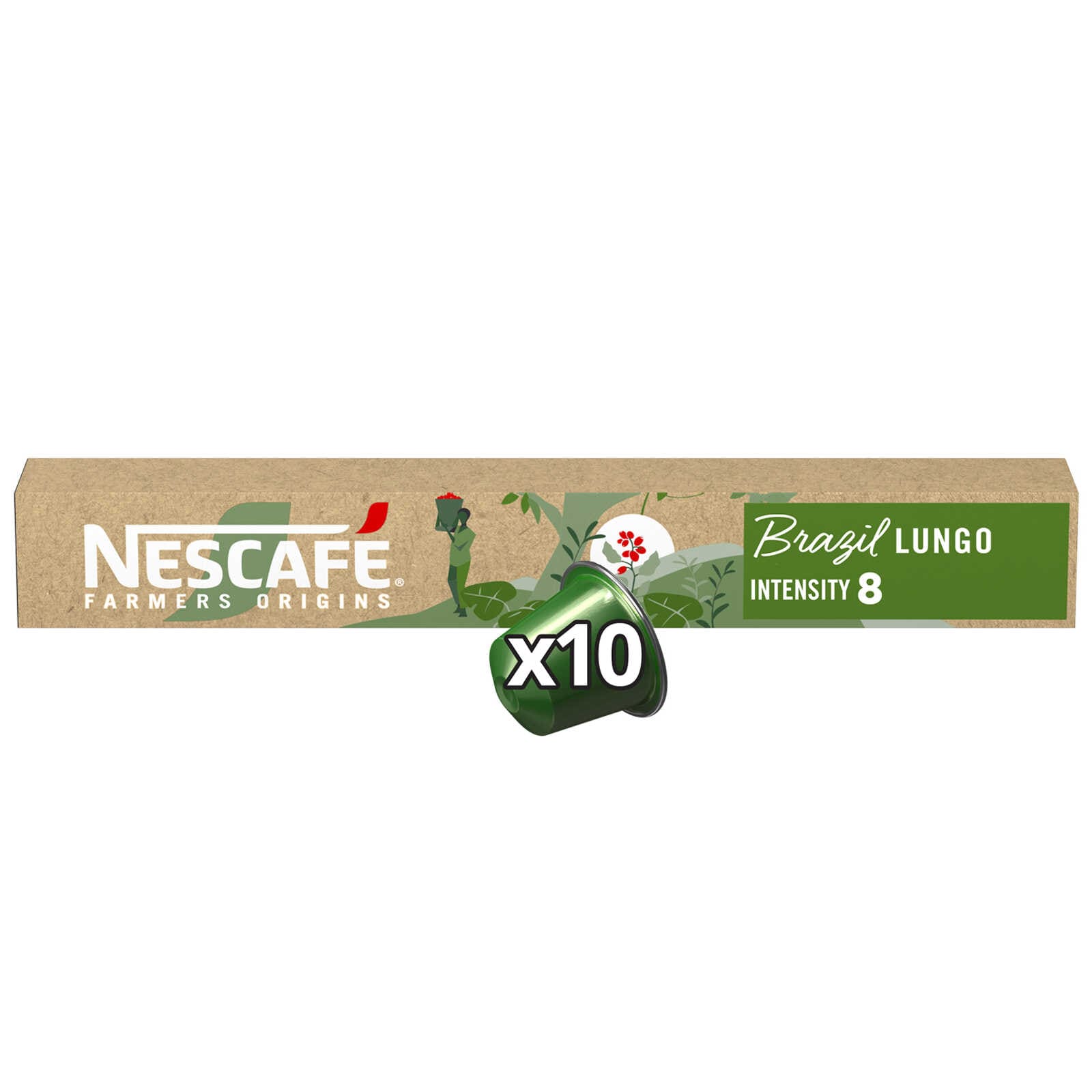Nescafé Koffie Lungo Brazil | 10 capsules
