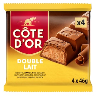 Côte d'Or | Barres | Chocolat Double Lait 