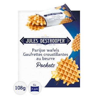Jules Destrooper | Gaufrettes de Paris | Beurre | Pocket 
