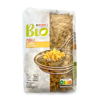 Delhaize | Bio | Pâtes | Fusilli | Complètes | Bio 500 gr