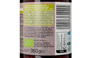 Delhaize | Bio | Confiture | Framboise | Extra | Bio | Ft 
