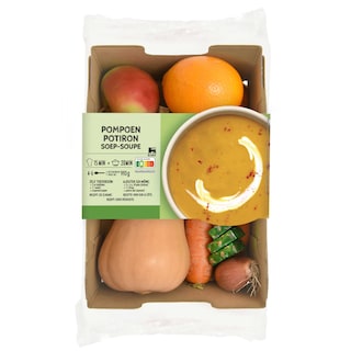 Delhaize | Maaltijdbox | Pompoensoep 