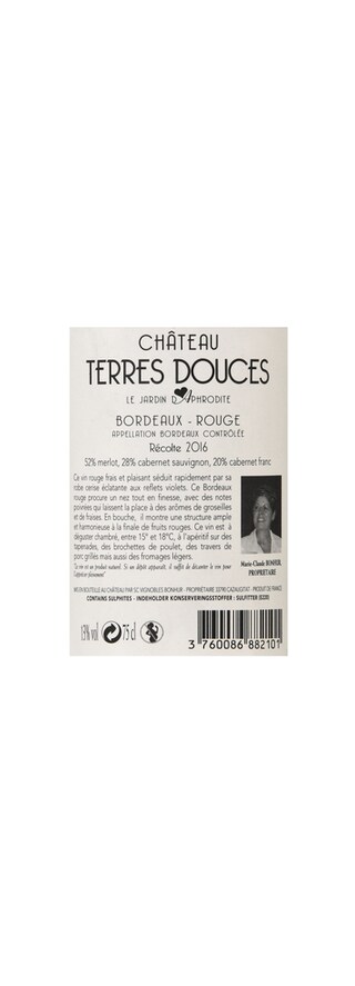 France - Frankrijk | Bordeaux - Bordeaux | Château Terres Douces 2016 