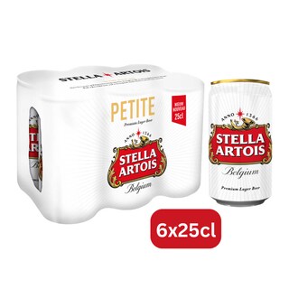 Stella Artois | Blond Bier | Pils | 5,2% Alc. | Blik 6 x 25 cl