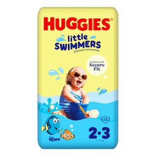 Huggies | Little Swimmers | Culottes de natation | Jetables | Taille 2-3 