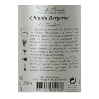 France - Frankrijk | Savoie - Chignin Bergeron | Chignin Bergeron Bouillettes 2016 