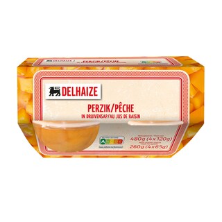 Delhaize | Pêches | Morceaux | Jus 