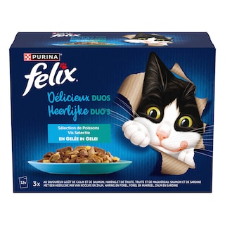 Felix | Aliment Chat | Délicieux Duos | Poisson 