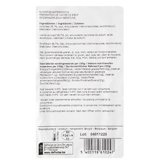 Delhaize | Gehaktbereiding | Rund 