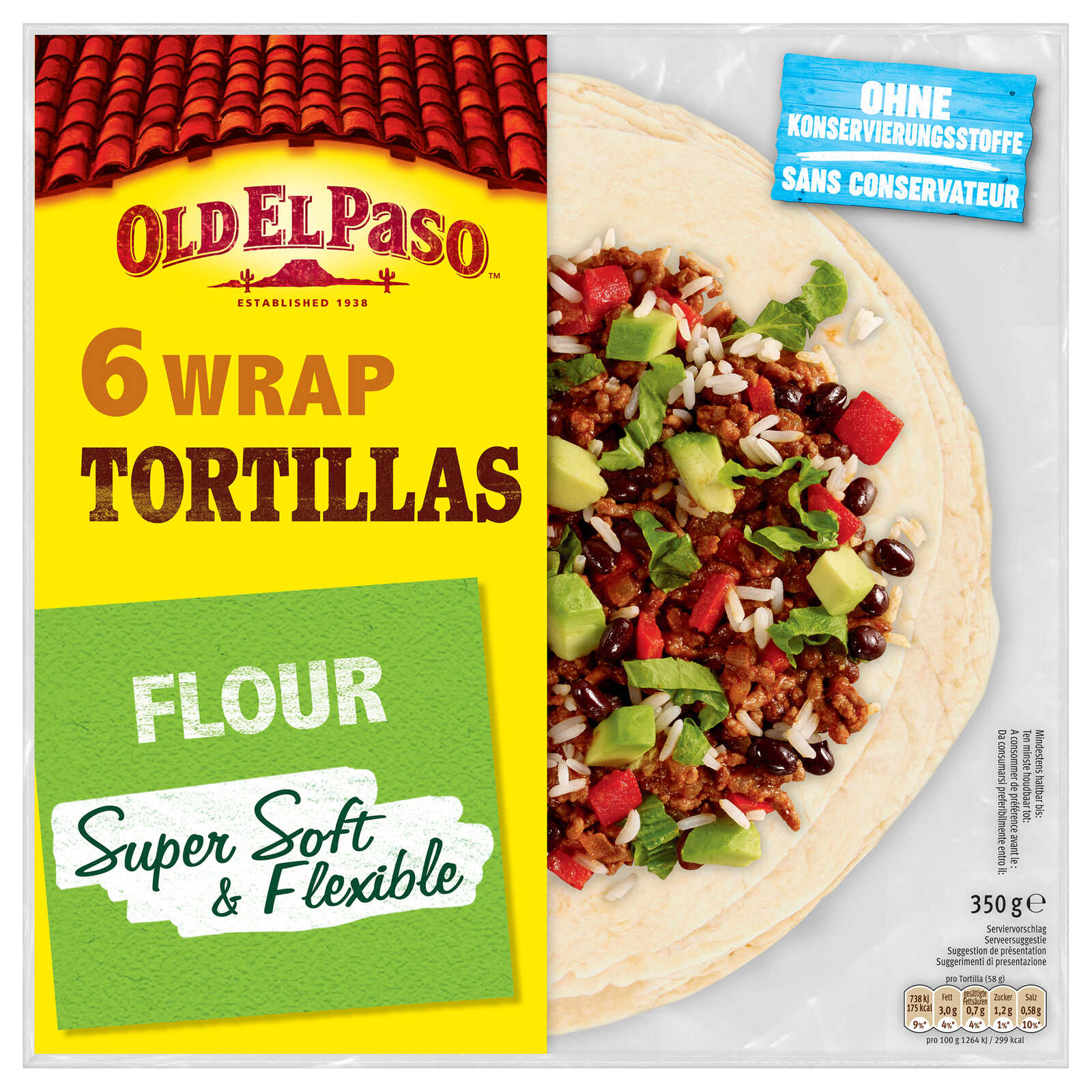Old El Paso Wrap tortilla