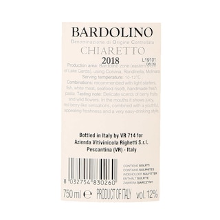 Italie - Italië | Veneto D.O.C. | Righetti Bardolino Rosé 18 