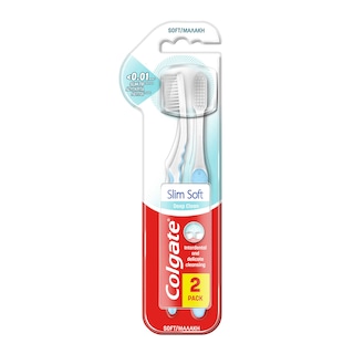 Colgate | Brosse A Dents | Slimsoft Base | 2 Pack 