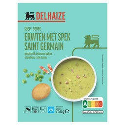 Delhaize | Velouté | Petits pois | Lardons 