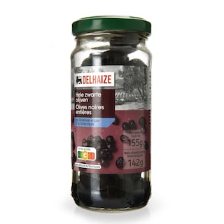 Delhaize | Olijven | Zwart | Griekse wijze 
