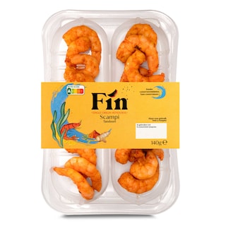 Fin | Scampi's | Gekookt | Tandoori 