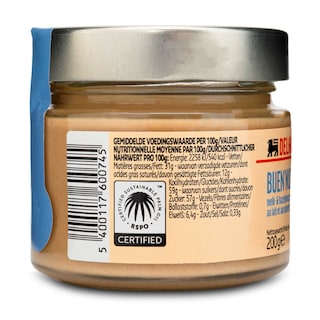 Delhaize | Smeerpasta | Buen'nut | melk & hazelnoten 