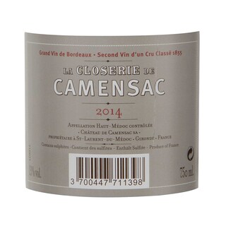 France - Frankrijk | Bordeaux - Haut Médoc | Closerie Camensac 2014 Rouge | Caisse Bois 