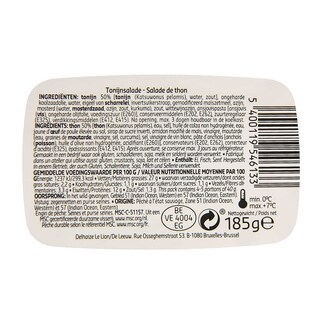 Delhaize | Salade | Thon | MSC 