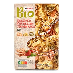 Delhaize | Bio | Pâtes | En Forme d'Animaux | Bio 350 gr