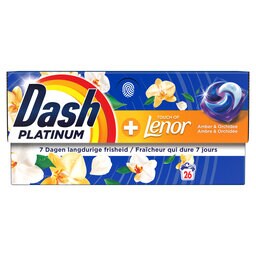 Dash | Platinum | Pods | + Lenor | Amber & Orchidee 26 st