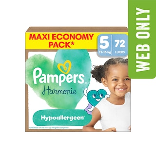 Pampers | Harmonie | Luiers | Maat 5 | Maxi Pack 72 st