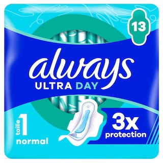 Always | Ultra | Serviettes Hygiéniques | Normal+ | Ailettes 