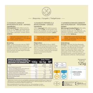 Delhaize | Escargots | Bourgogne 125 gr