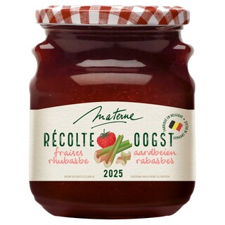 Materne | Confiture | Fraise rhubarbe 