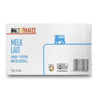 Delhaize | Lait | Ecrémé 12 x 1 l